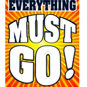 Everything Must Go Sign